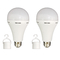 E27 Bóng đèn LED khẩn cấp có thể sạc lại Chất liệu nhựa siêu di động