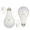 Bóng đèn có thể sạc lại CCT 6000K-6500K 9 Watt, Bóng đèn khẩn cấp E27 B22 cho gia đình