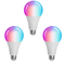 9W 12W Rainbow WIFI thông minh RGB LED Bóng đèn Điều chỉnh vô cấp