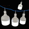 AC 165-265V E27 Bóng đèn LED khẩn cấp với hình dạng Hook T Thực tế
